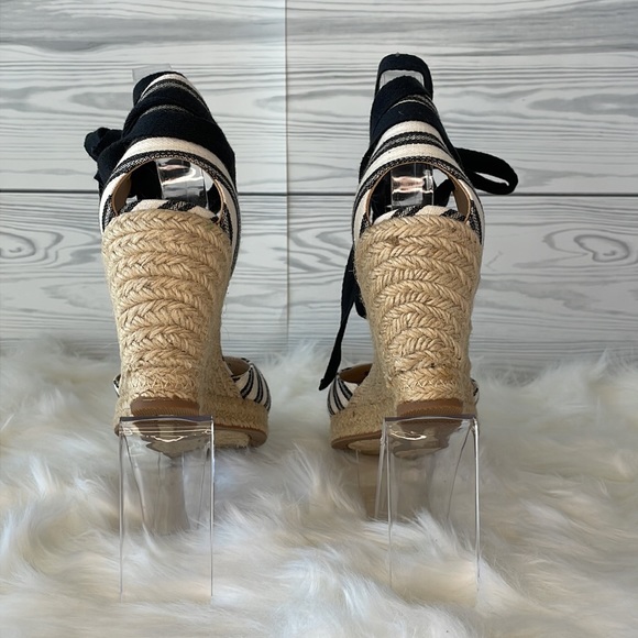 J. Crew Stripped Espadrille Wedges - Picture 7 of 10